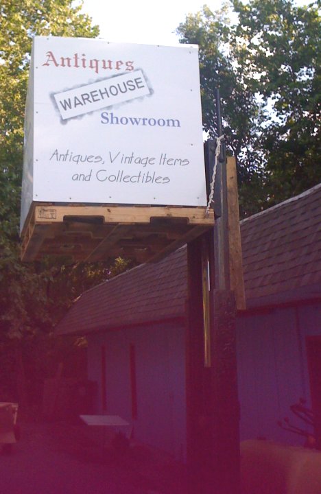 Antiques Store Sign
