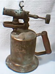 Antique Brass Kerosene Blow Torch circa 1921