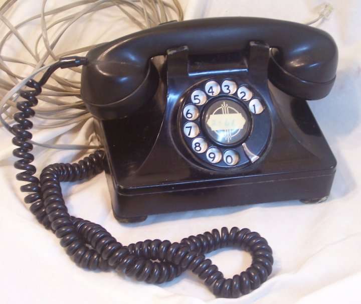 Vintage Rotary Dial Telephone from 1940