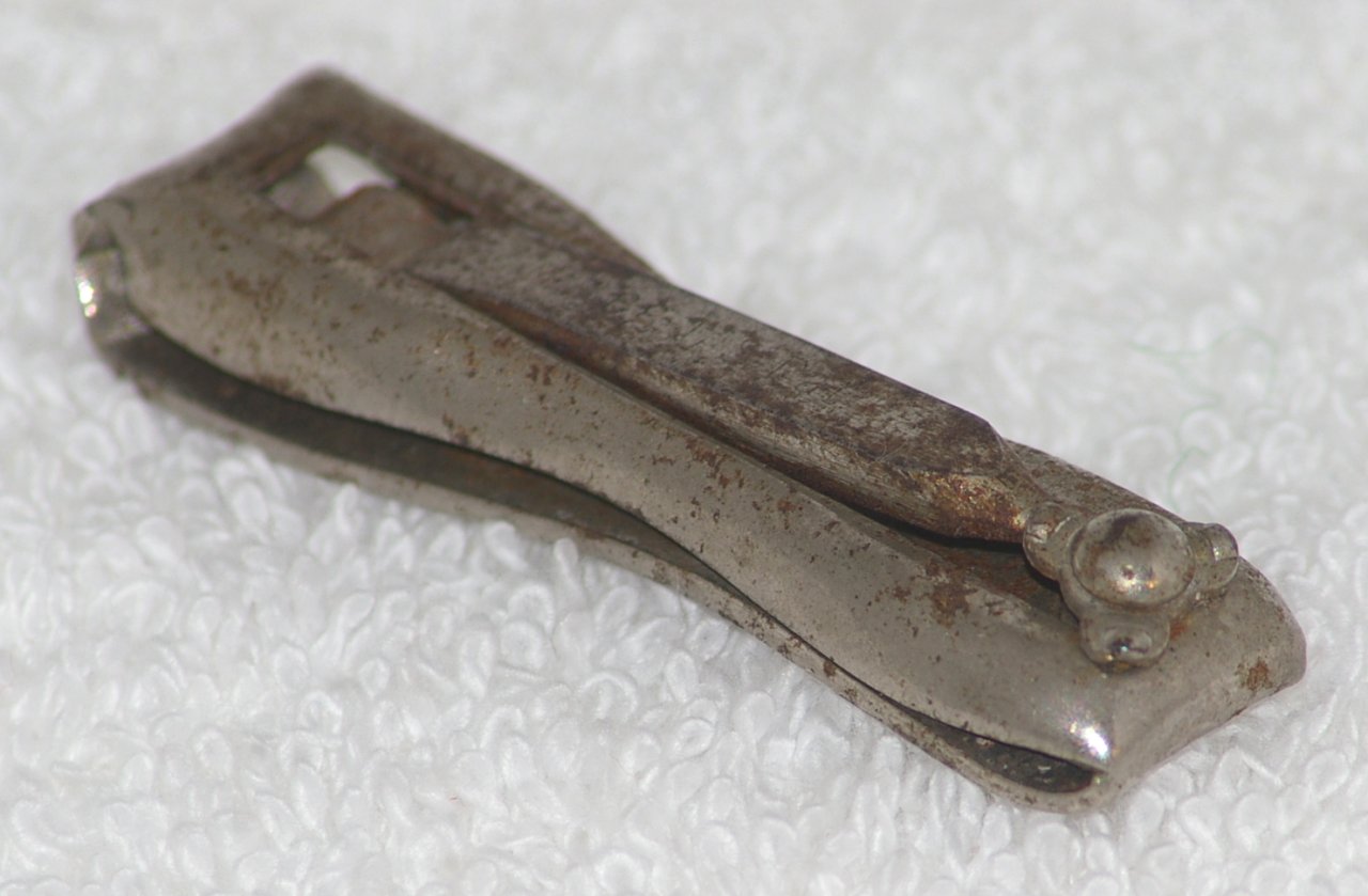 "The GEM" Nail Clippers, HC Cook, Patented 1896