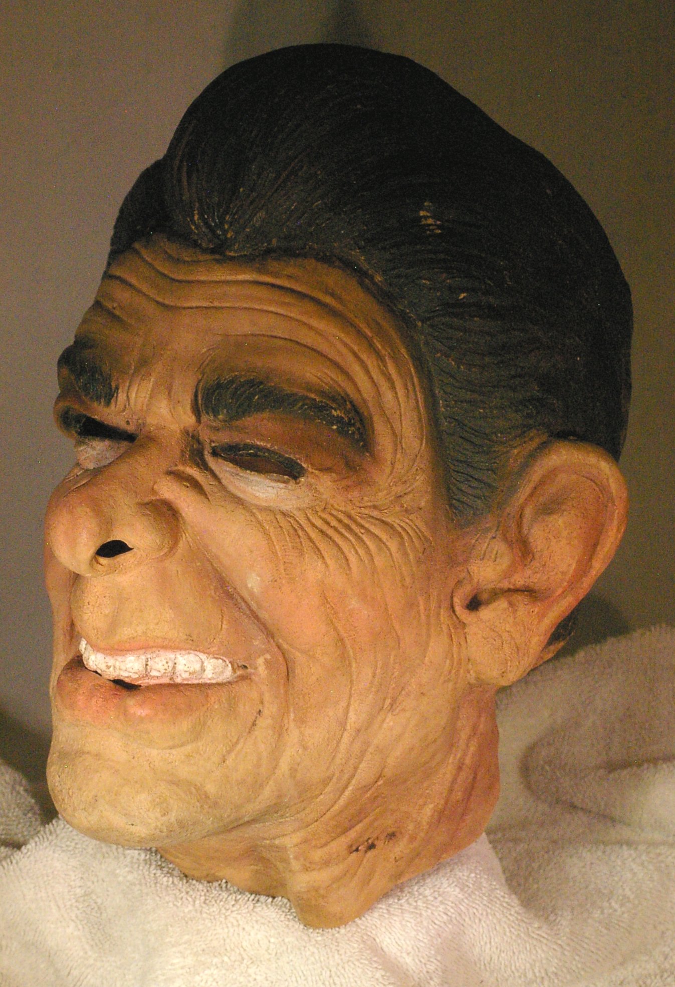 Ronald Reagan Rubber Halloween Mask from 1980's