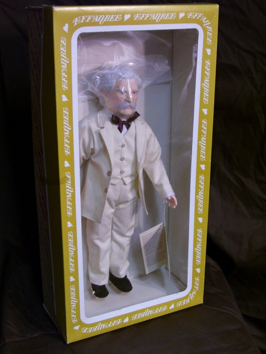 Effanbee Mark Twain Doll, Mint In Box, 1983