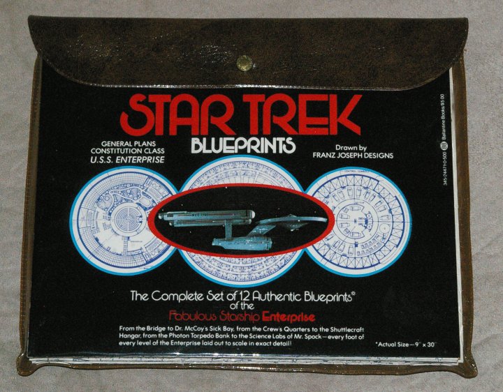 Star Trek Enterprise Blueprints, Franz Joseph Designs, 1975