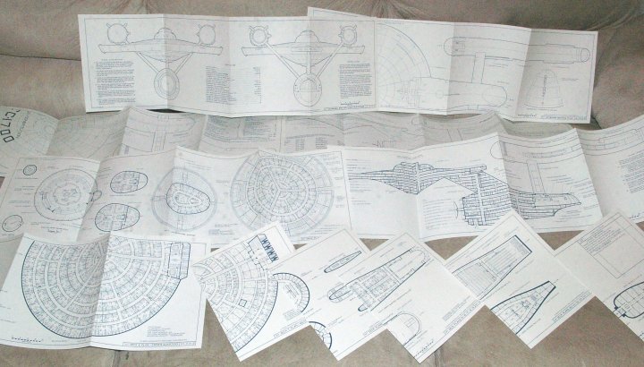 Star Trek Enterprise Blueprints, Franz Joseph Designs, 1975