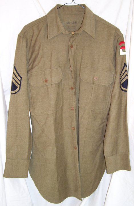 US Army WWII 2nd Army Sergeant's Uniform Shirt