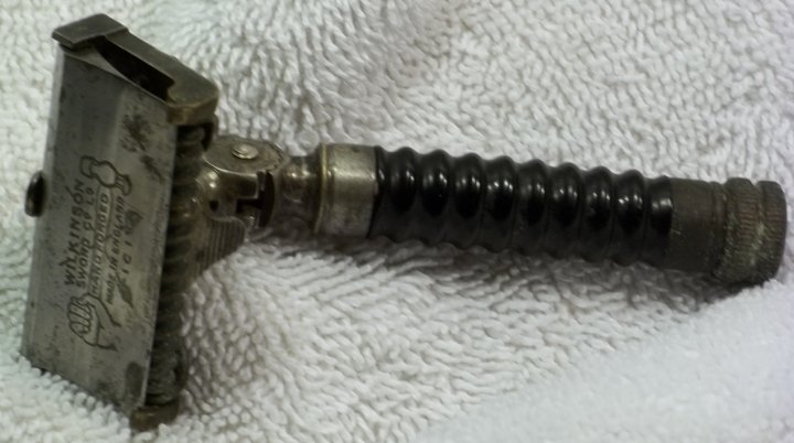 Wilkinson Sword 7-Day Razor. Monday Blade Only about 1920