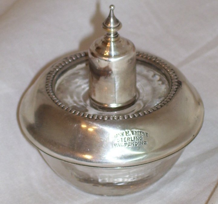 Frank M Whiting Sterling Silver Desk Lighter, 1940s or 50s