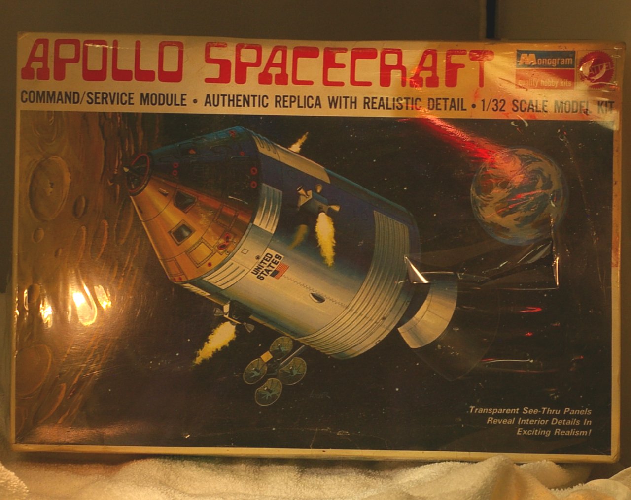 Monogram Apollo Spacecraft Model from 1970 - Sealed in Box