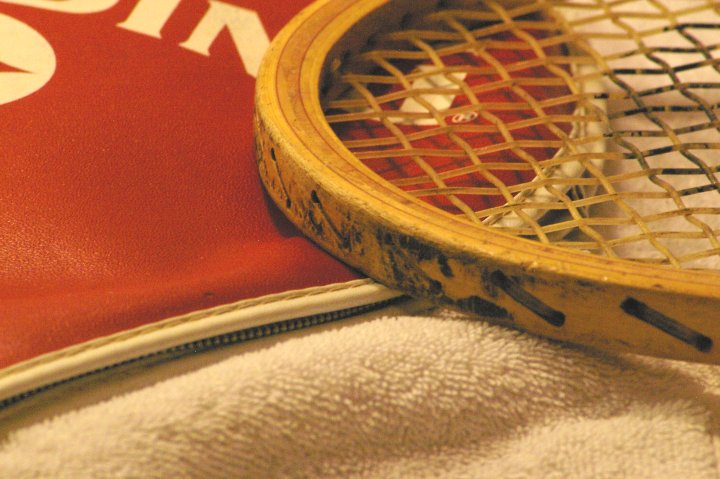 Spalding Tracy Austin Tennis Racket with Cover, about 1979