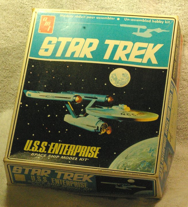 Original Issue AMT Star Trek Enterprise Model Kit from 1975