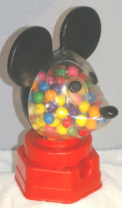 Mickey Mouse Gum Ball Machine by Hasbro, 1968
