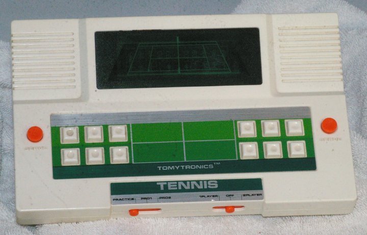 Tomytronics Tennis Handheld Electronic Game from 1980