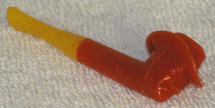Bakelite Cowboy Shaped Cigarette Holder Pipe, from about 1930 - Click Image to Close