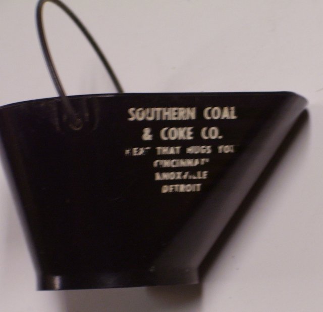 Bakelite Coal Bucket Ashtray, Southern Coal and Coke, about 1937