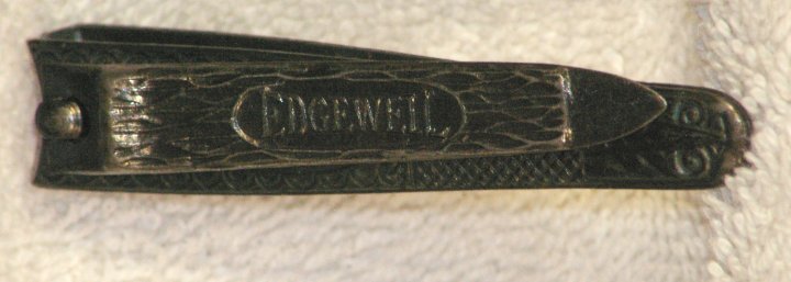 Edgewell Nail Clippers from late 1920s Edgewell Nail Clippers from late 1920s