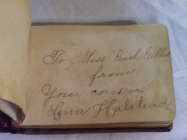 Victorian Autograph Book, full, dated 1898 - 1902 - Click Image to Close