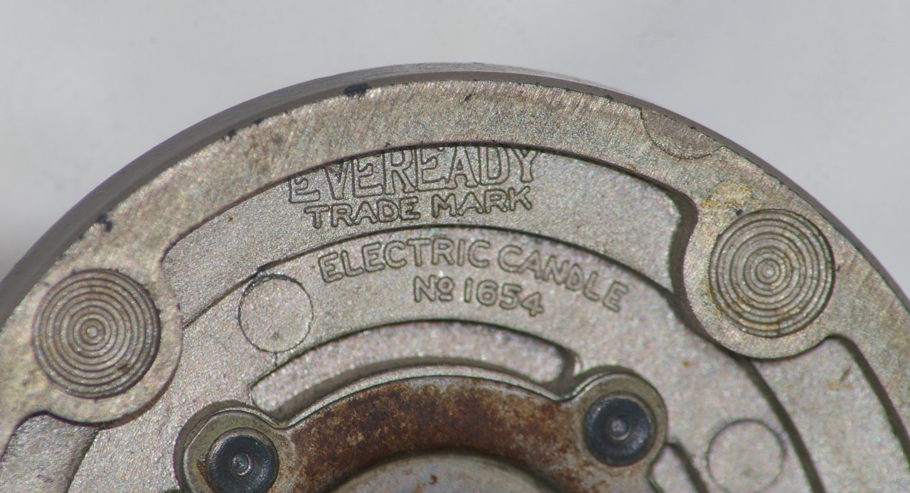 Eveready Art Deco Electric Candle No 1654 from about 1931
