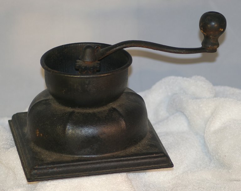 Antique Black Coffee Grinder "The Monitor" from early 1900s
