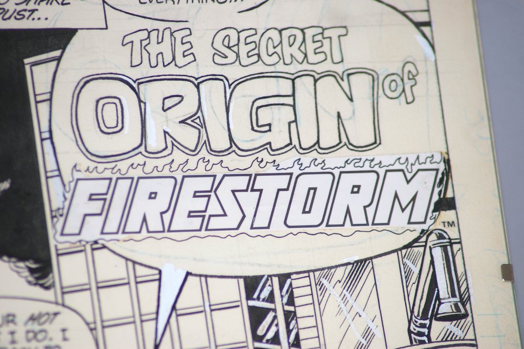 Original Comic Book Art, Firestorm #22, 1986 with Pat Broderick