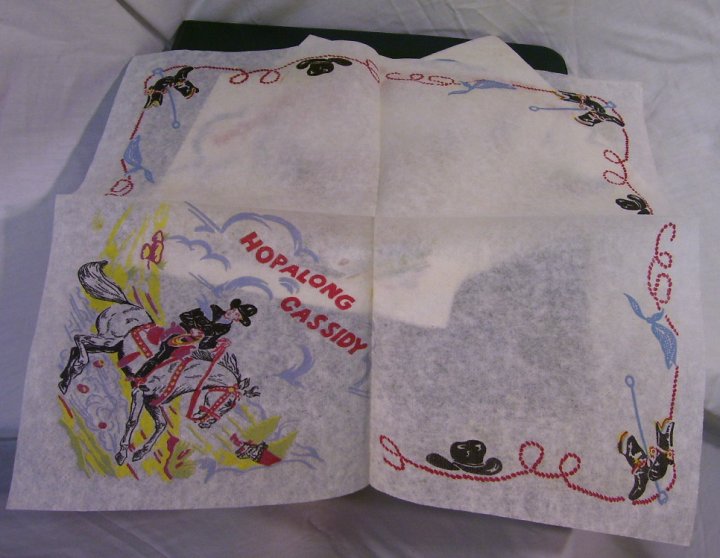 Hopalong Cassidy Party Napkins from about 1955 - Click Image to Close