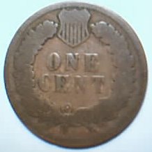 1894 Indian Head cent, graded G4