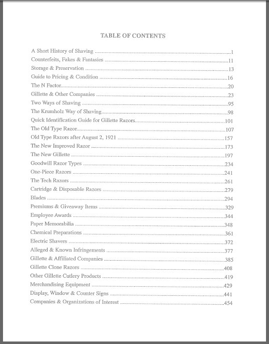 Complete Gillette Collector's Handbook Digital Download Edition