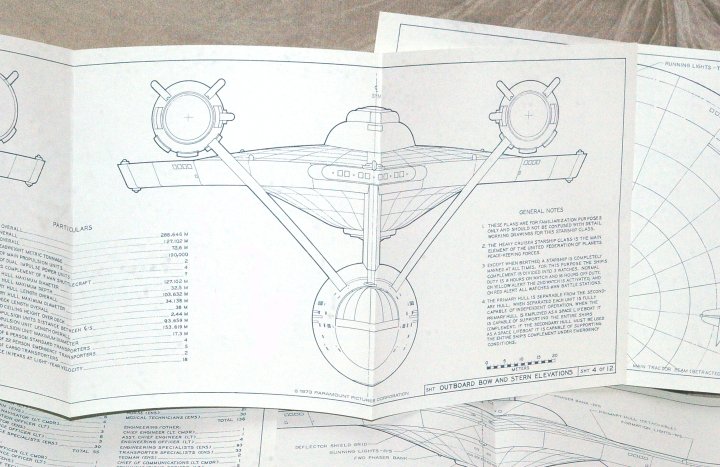 Star Trek Enterprise Blueprints, Franz Joseph Designs, 1975 - Click Image to Close
