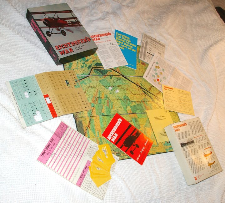 Richtophens War Board Game from 1972