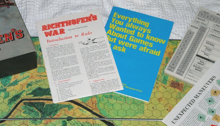 Richtophens War Board Game from 1972