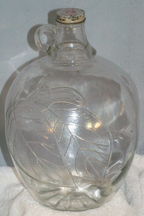 Apple Cider Jug, Apple Shaped, One Gallon, 1940s