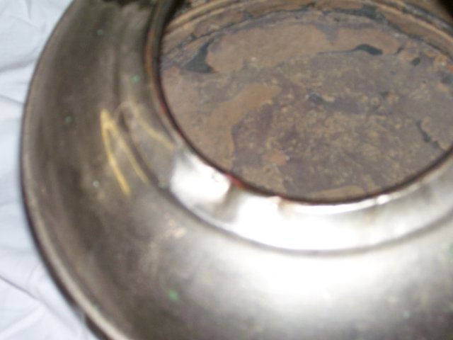 Nickel Plated Copper Tea Kettle by Rome, about 1920
