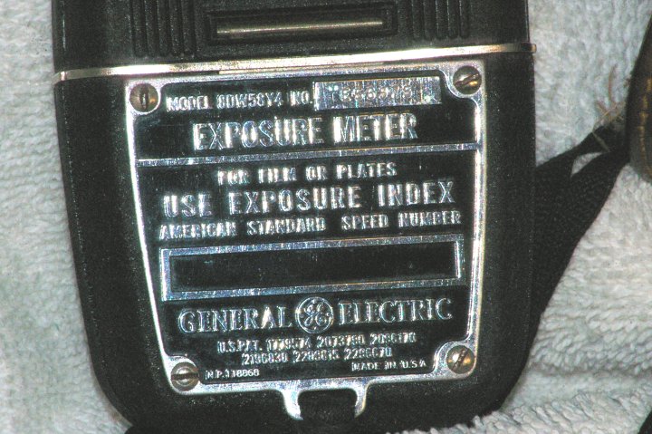 GE Photographic Exposure Light Meter from 1942
