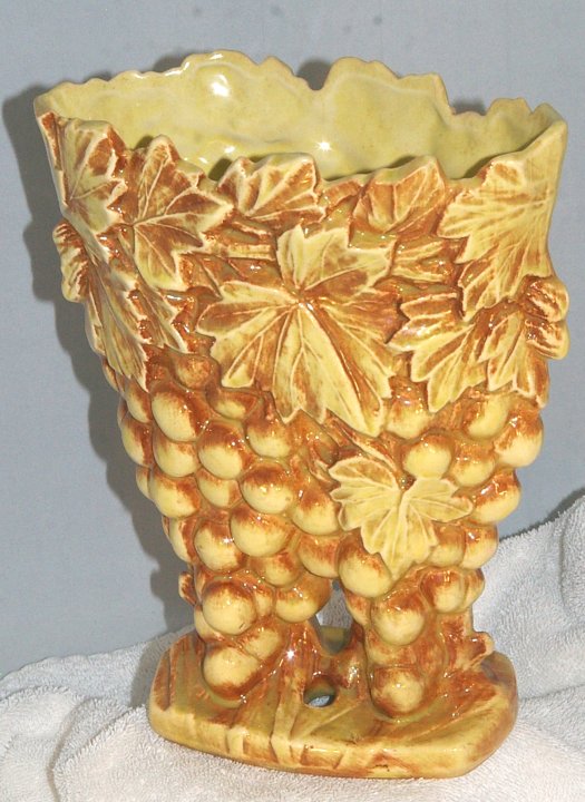 McCoy Grape Cluster Vase Planter from 1951