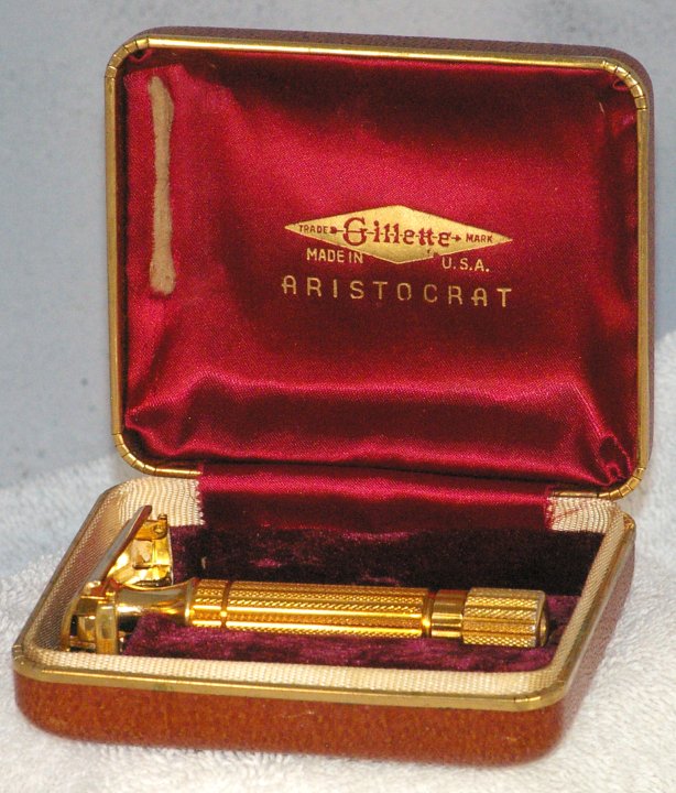 Gillette Aristocrat Razor Set from 1948-51 Gillette Aristocrat Razor Set from 1948-51
