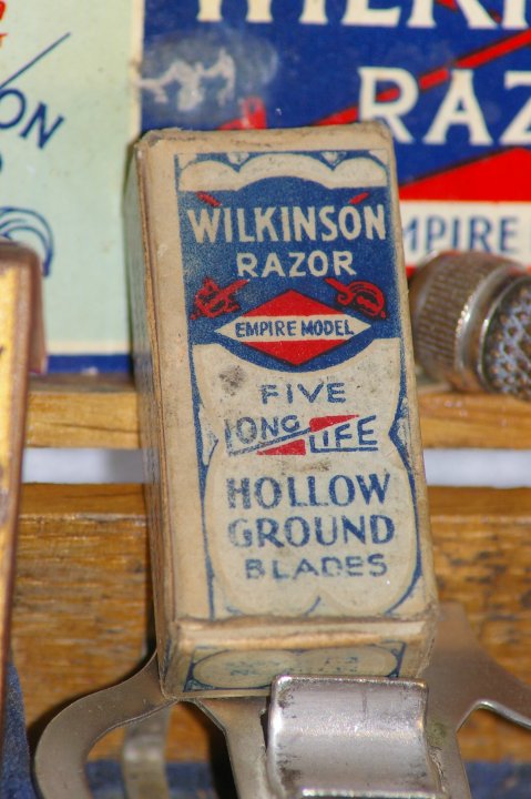 Wilkinson Sword Empire Model Razor in Wood Case, about 1933