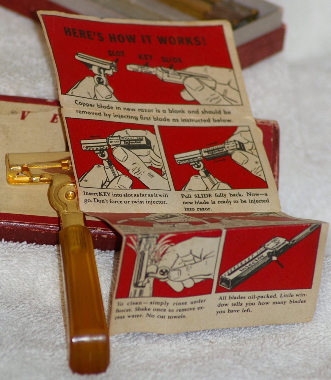 Schick Injector Razor, type G6, 1950 - Click Image to Close