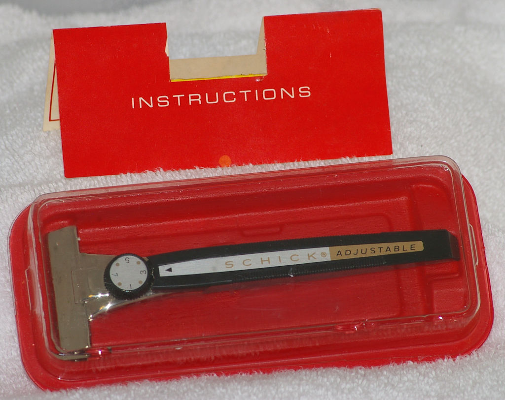 Schick Adjustable Injector Razor M1, about 1966