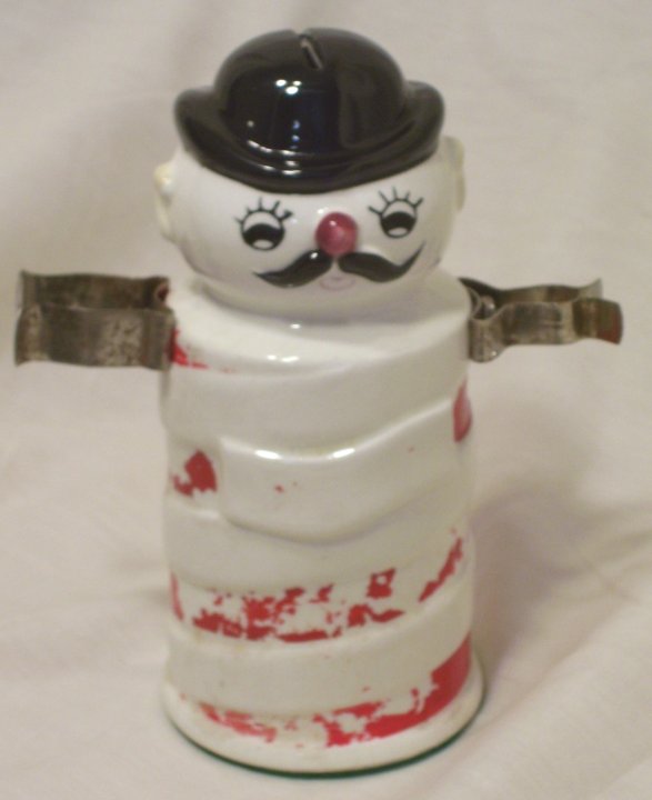 Ceramic Vintage Razor Blade Bank from 1950's Ceramic Vintage Razor Blade Bank from 1950's