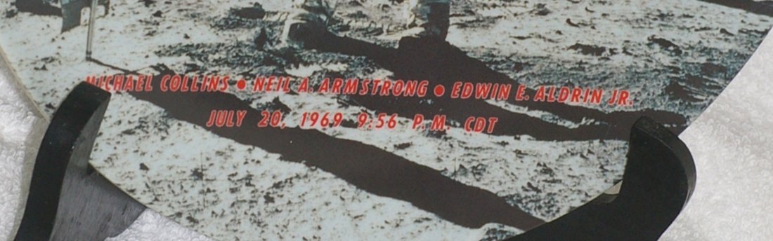 Apollo 11 Texas Ware Commemorative Plate from 1969