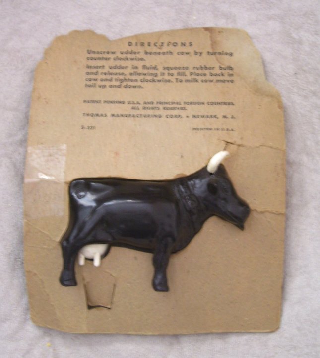 Jersey Jessie Milk Cow Toy from Thomas Manf from late 1940s - Click Image to Close