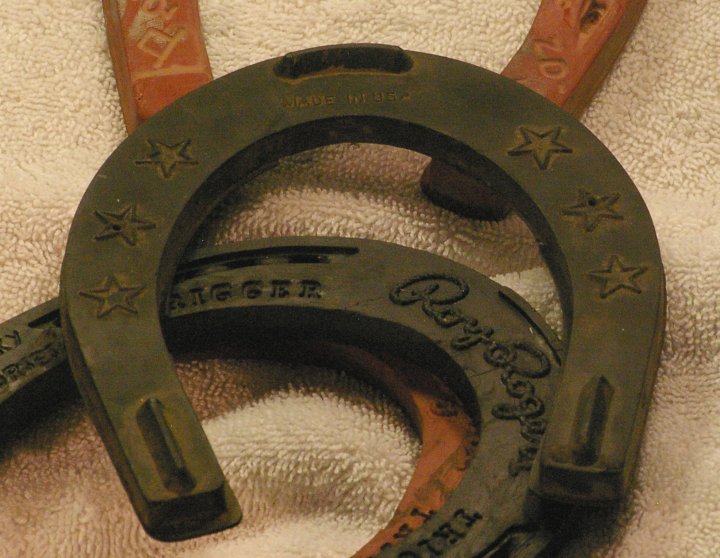 Roy Rogers Lucky Horseshoes from Trigger, 1950s