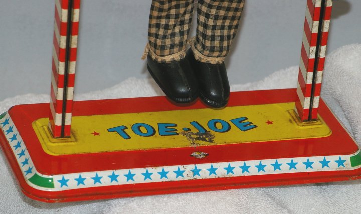 Ohio Art Toe Joe Acrobat Toy from 1950s